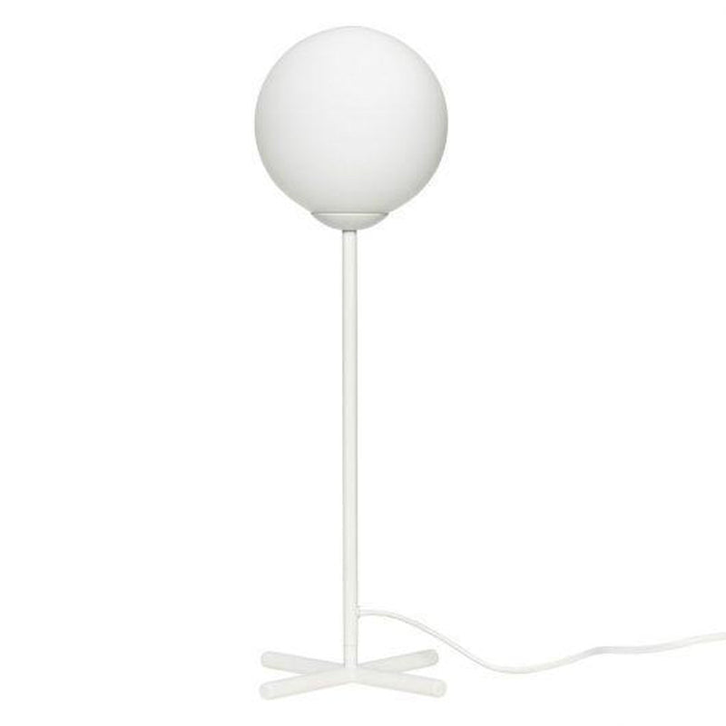 Hübsch bordlampe - Hvit/Opal kuppel-Bordlamper-Hübsch A/S-890705-Lightup.no