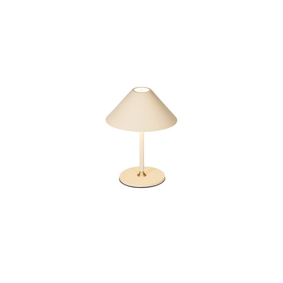 Hygge bordlampe 15 oppladbar - Kremhvit-Bordlamper-Halo Designs-Kremhvit-5705639800773-Lightup.no