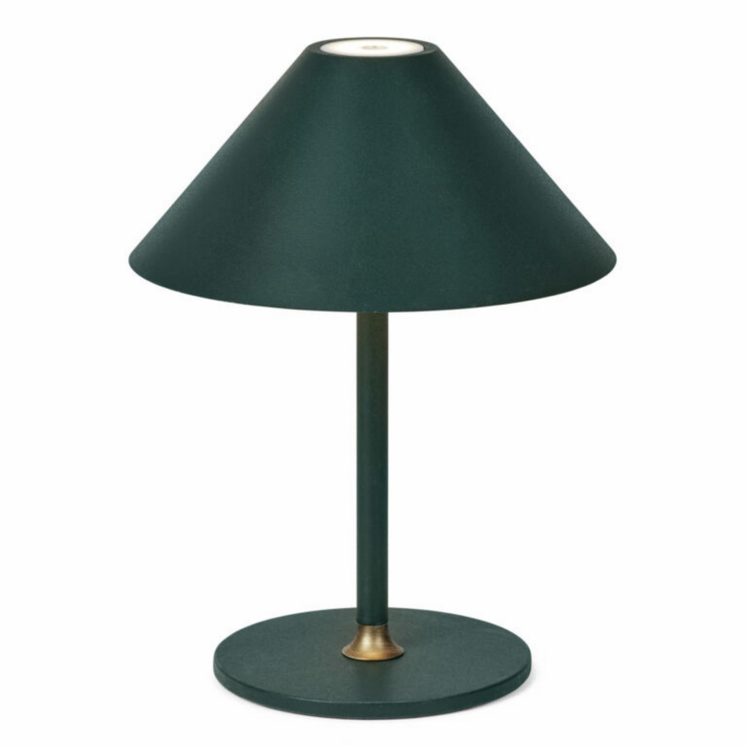 Hygge bordlampe 20 oppladbar - Grønn-Bordlamper-Halo Designs-5705639800827-Lightup.no