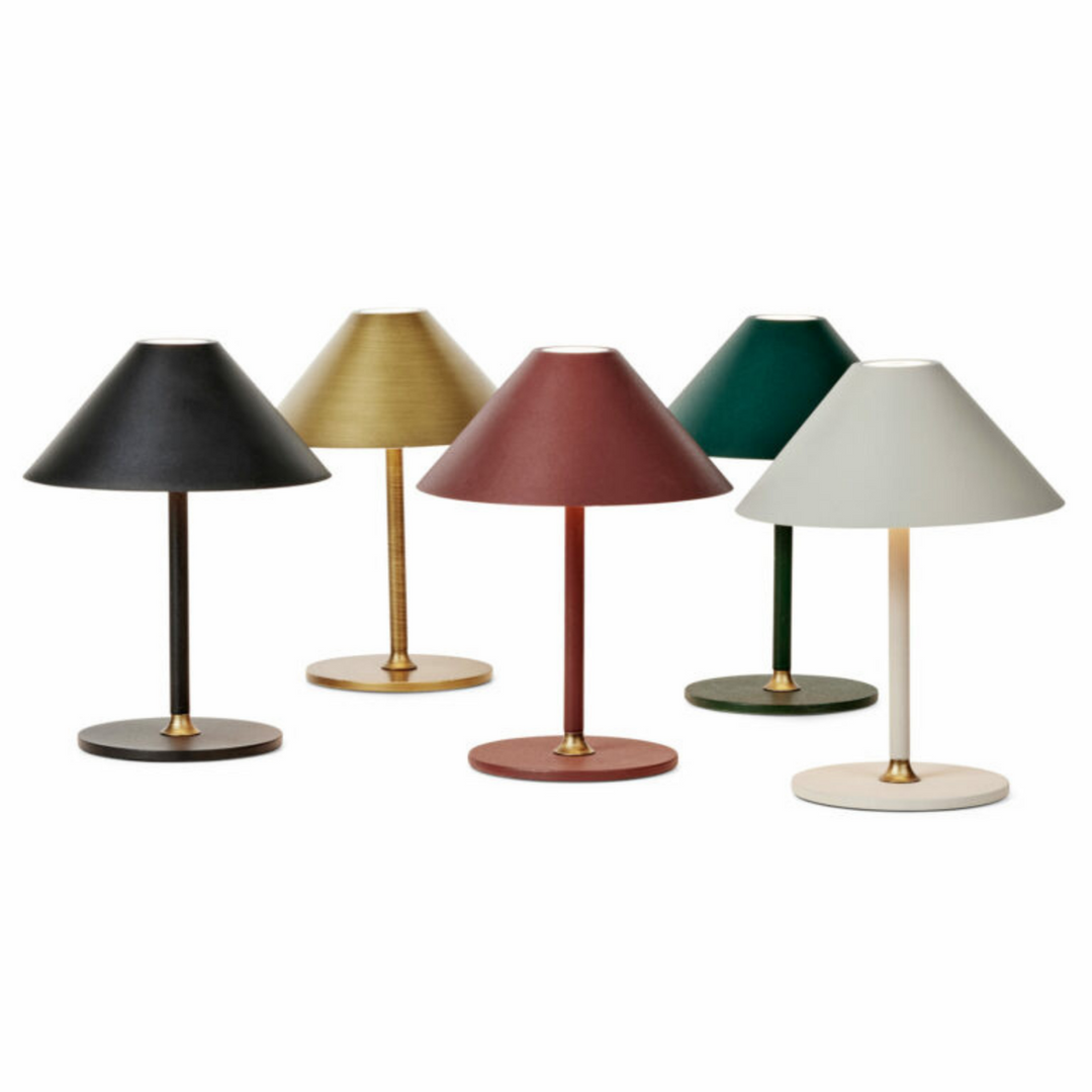 Hygge bordlampe 20 oppladbar - Grønn-Bordlamper-Halo Designs-5705639800827-Lightup.no