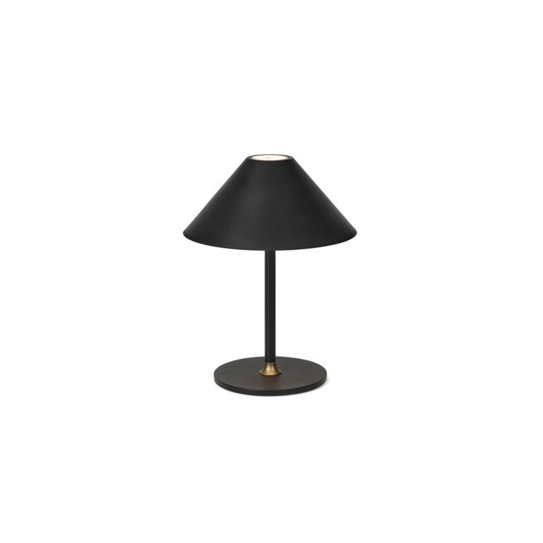 Hygge bordlampe 25 oppladbar - Grafitt Svart-Bordlamper-Halo Designs-5705639800995-Lightup.no