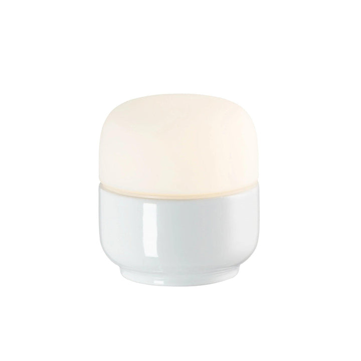 Ifø Ohm 100 / 110 vegg/tak lampe IP44 Badstu-Taklamper-Ifø Electric-Svart / Opal glass-8301-209-16-Lightup.no