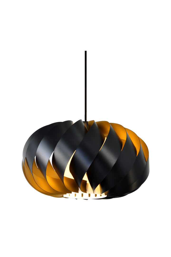 Imperial taklampe 35 cm-Takpendler-Aneta Lighting-Svart / Gull-15985-15-Lightup.no