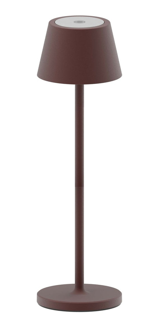 Iris mini oppladbar bordlampe 1,8W 2200K IP54-Bordlamper-NorDesign-Rust-72701047-Lightup.no