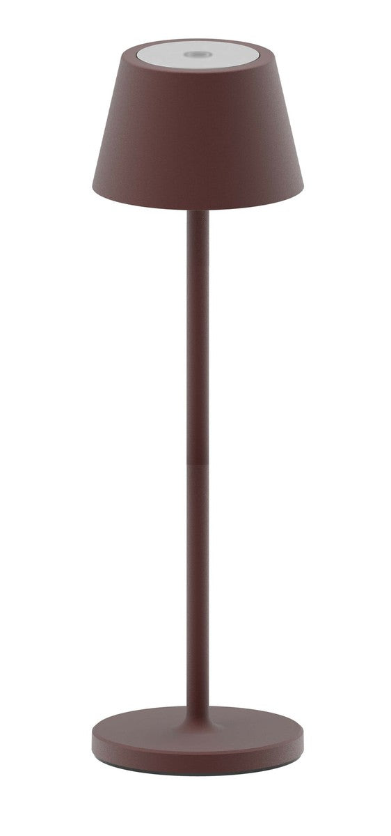 Iris mini oppladbar bordlampe 1,8W 2200K IP54-Bordlamper-NorDesign-Rust-72701047-Lightup.no
