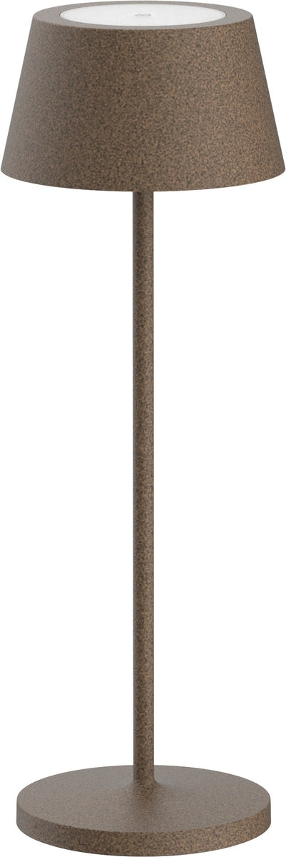 Iris oppladbar bordlampe 1,9W 2300K IP54-Bordlamper-NorDesign-Rust-70100247-Lightup.no