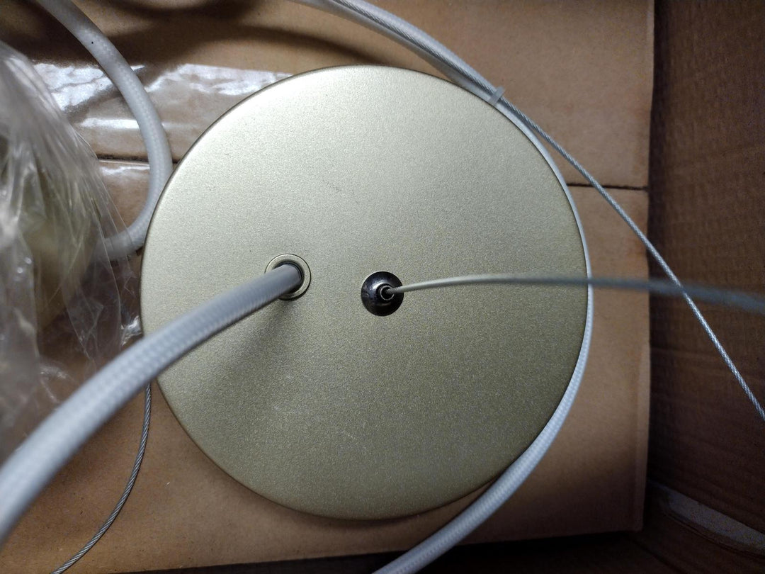 Ivona takpendel 4 lys - B-vare-Takpendler-Nordlux-Messing / Opal-2112153035-Lightup.no