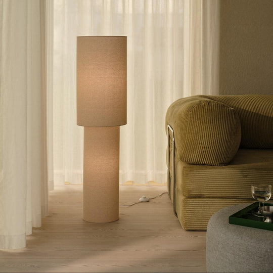 Izara gulvlampe 110 cm-Gulvlamper-Nordlux-Beige-2612924009-Lightup.no