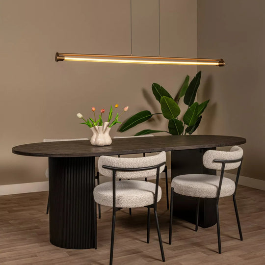 Janderin takpendel 146 cm 2 x 16W 2700/3300/4000 kelvin - Dimbar-Takpendler-Lucide-Champagne-LC24405/34/05-Lightup.no