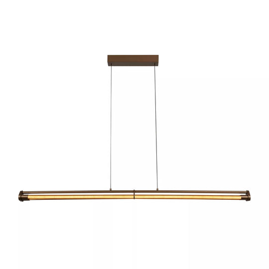 Janderin takpendel 146 cm 2 x 16W 2700/3300/4000 kelvin - Dimbar-Takpendler-Lucide-Champagne-LC24405/34/05-Lightup.no