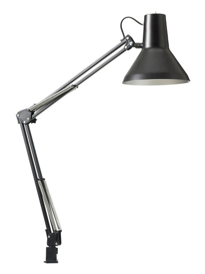Jensen bordlampe m/bordklemme og veggfeste - Svart-Bordlamper-Nielsen Light-NL-201020-Lightup.no