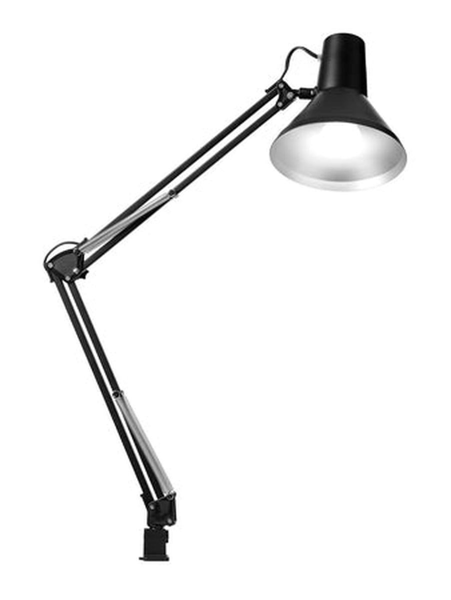 Jensen bordlampe m/bordklemme og veggfeste - Svart-Bordlamper-Nielsen Light-NL-201020-Lightup.no