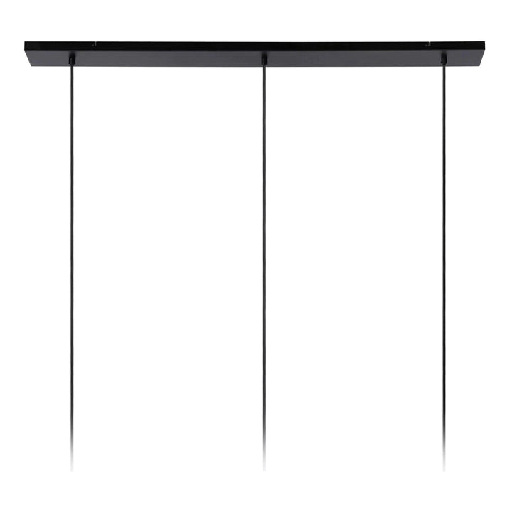 Joanet takpendel 3-lys-Takpendler-Lucide-Svart / Messing / Røyk-LC45494/03/65-Lightup.no