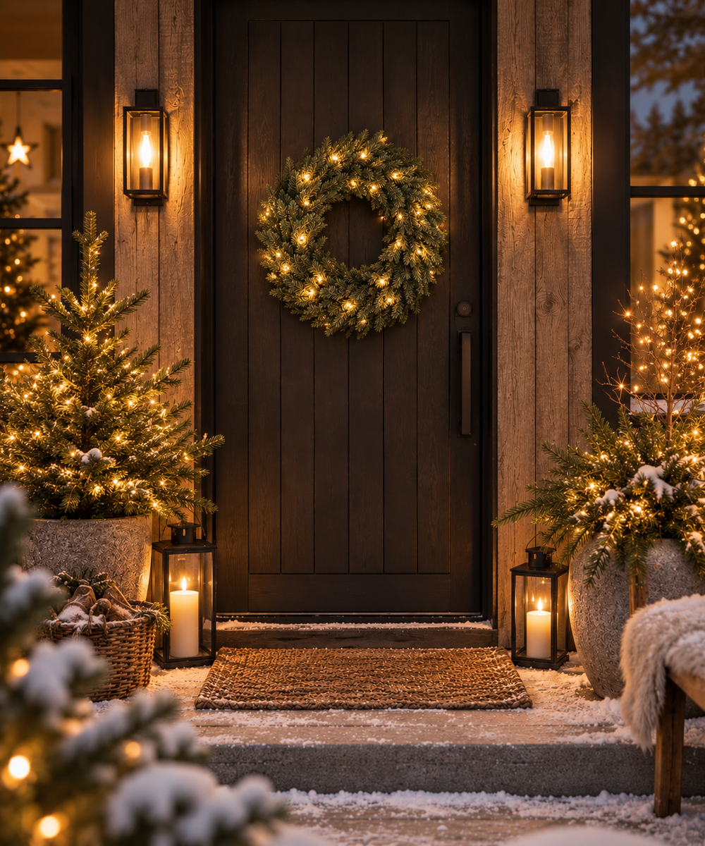 Julekrans 100 cm uten lys - Grønn-Julebelysning dekor og pynt ute-Trend Collection-Grønn-TW158405-Lightup.no
