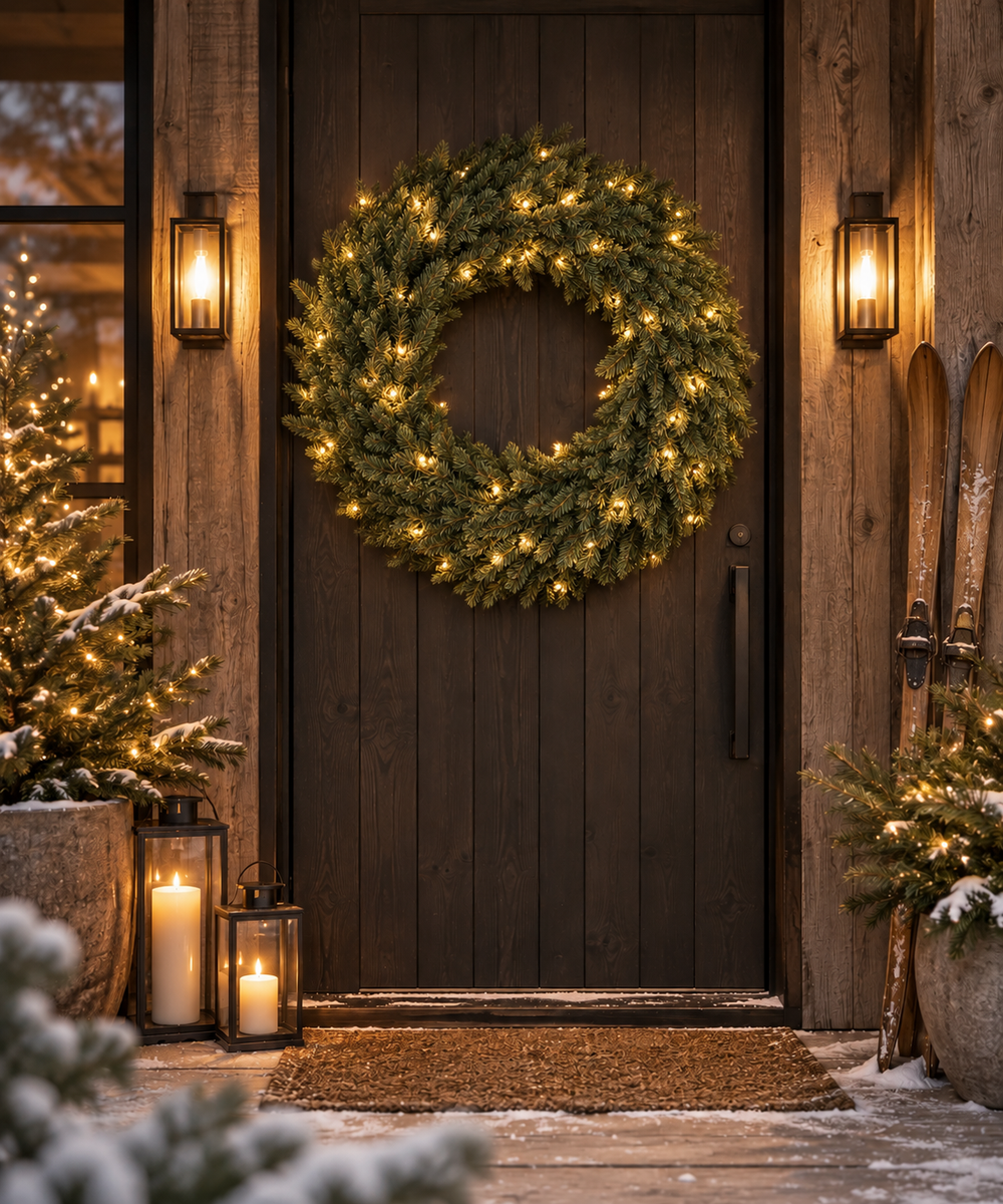 Julekrans 120 cm uten lys - Grønn-Julebelysning dekor og pynt ute-Trend Collection-Grønn-TW158406-Lightup.no