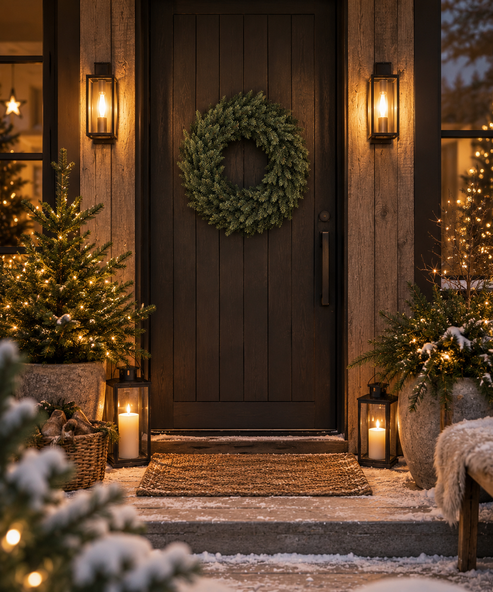 Julekrans 120 cm uten lys - Grønn-Julebelysning dekor og pynt ute-Trend Collection-Grønn-TW158406-Lightup.no
