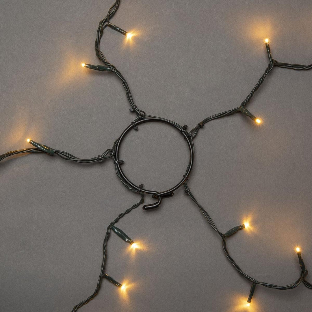 Juletrebelysning 150 LED – 180 cm – Amber-Julebelysning juletrelys og slynger-Konstsmide-Grønn-6360-820-Lightup.no