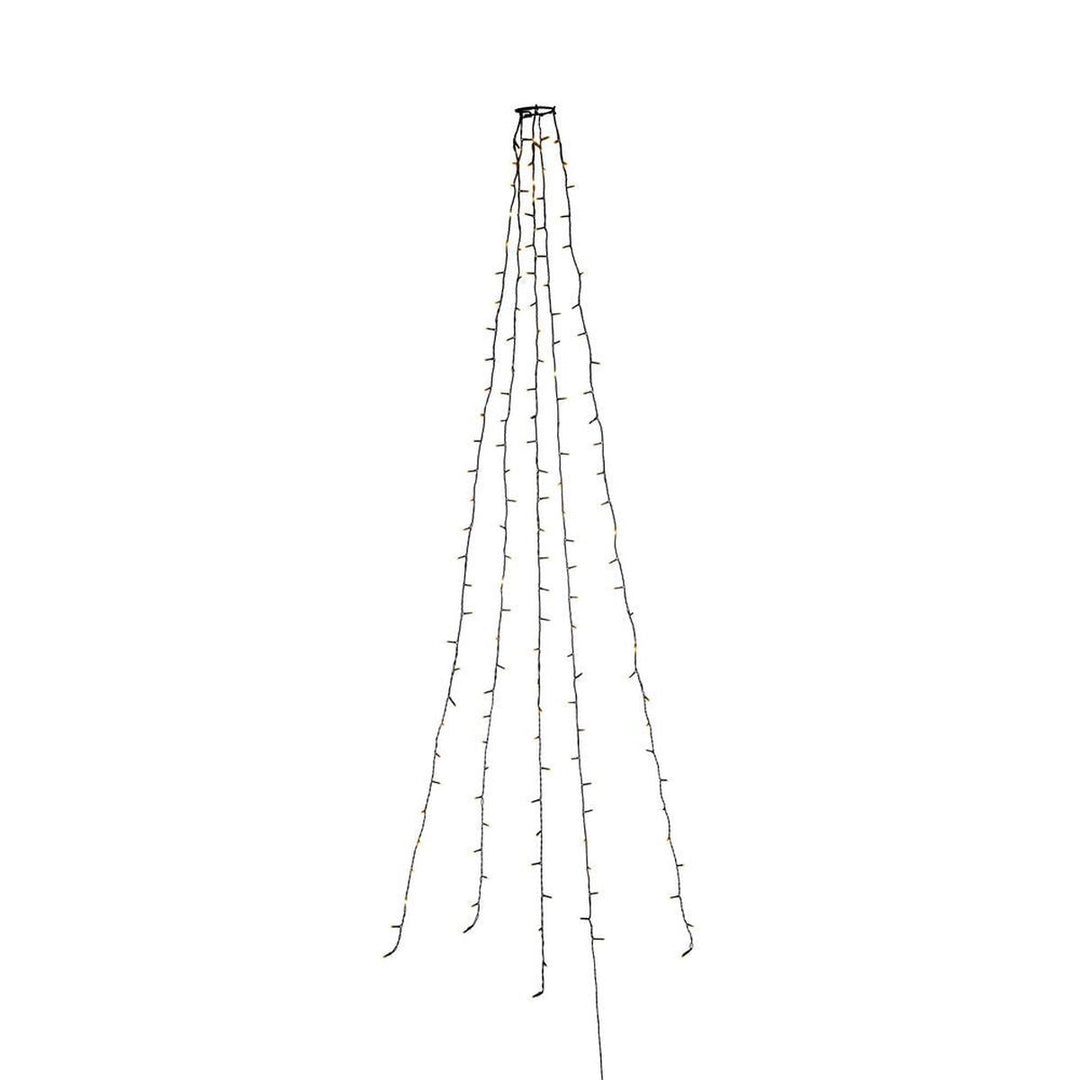 Juletrebelysning 150 LED – 180 cm – Amber-Julebelysning juletrelys og slynger-Konstsmide-Grønn-6360-820-Lightup.no