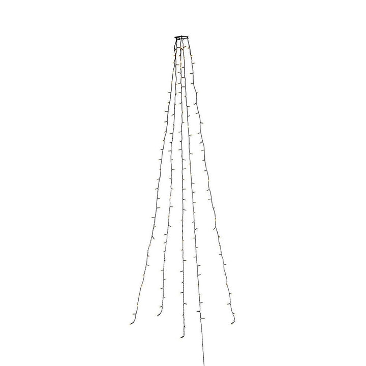 Juletrebelysning 150 LED – 180 cm – Amber-Julebelysning juletrelys og slynger-Konstsmide-Grønn-6360-820-Lightup.no