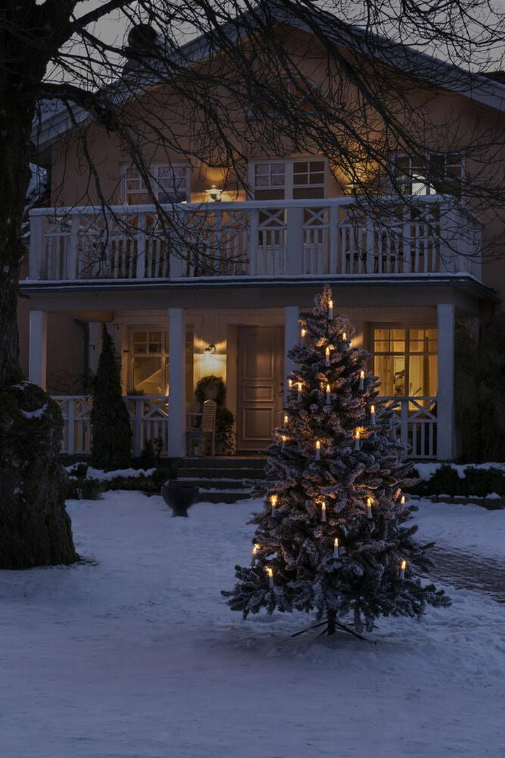 Juletrebelysning 25 LED utendørs – IP44-Julebelysning juletrelys ute-Konstsmide-Hvit-1014-020-Lightup.no