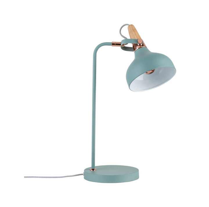 Juna bordlampe-Bordlamper-Paulmann-Grønn / Kobber / Trefarget-PL-79651-Lightup.no