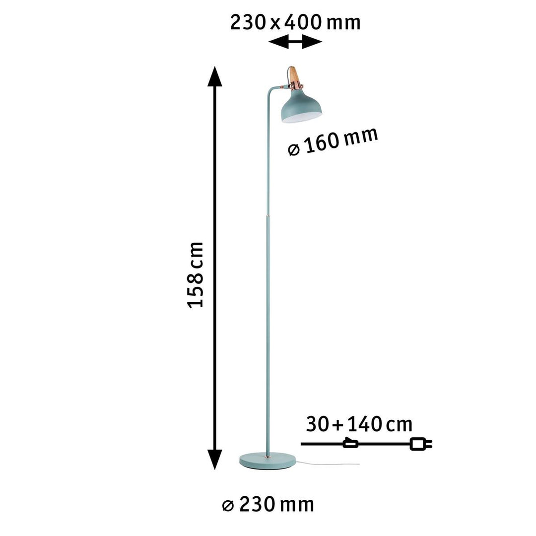 Juna gulvlampe-Gulvlamper-Paulmann-Svart / Champagne-PL-78480-Lightup.no