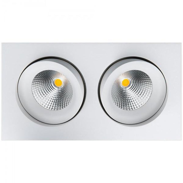 Junistar 2x6W dimtowarm-Downlight lavtbyggende-Sg Armaturen As-Hvit-3202533-Lightup.no