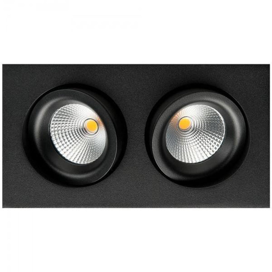 Junistar 2x6W dimtowarm-Downlight lavtbyggende-Sg Armaturen As-Svart-3202534-Lightup.no