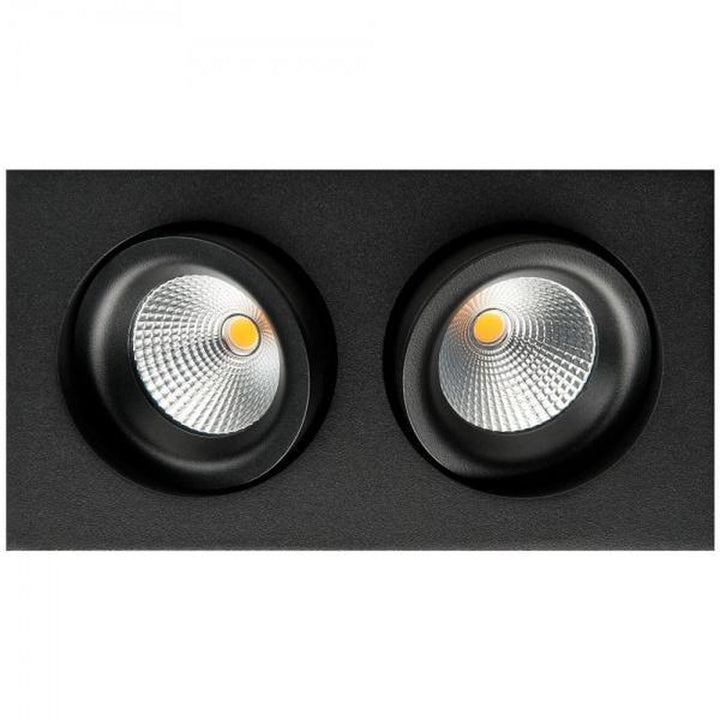 Junistar 2x6W dimtowarm-Downlight lavtbyggende-Sg Armaturen As-Svart-3202534-Lightup.no