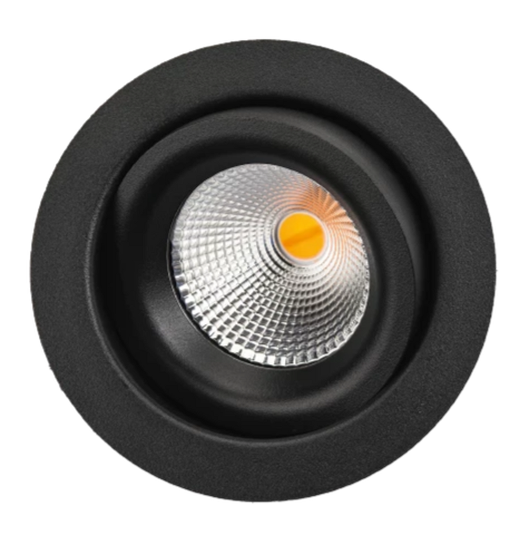 Junistar Eco IsoSafe 6W LED 2000-2800K dimtowarm enkelspot-Downlight lavtbyggende-Sg Armaturen As-Hvit-3201878-enkel-Lightup.no