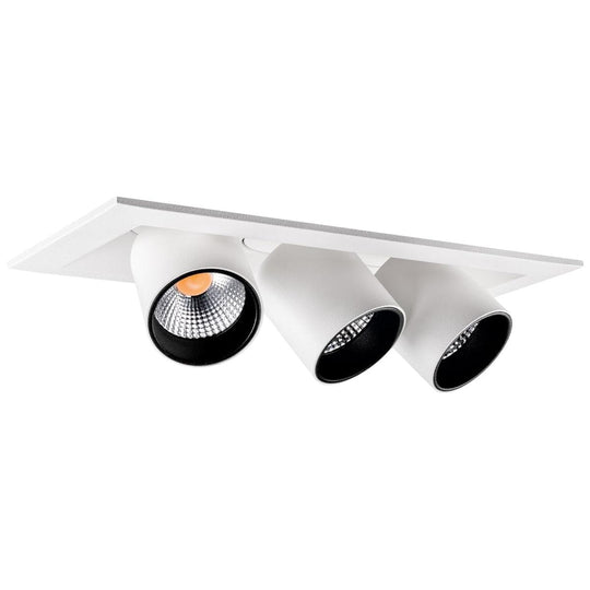 Junistar tube square triple takspot 15W 2700 Kelvin - Dimbar-Downlight 230V-Sg Armaturen As-Hvit-3217835-Lightup.no