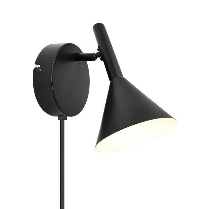 Kelvis vegglampe-Vegglamper-Nordlux-Svart-2612741003-Lightup.no