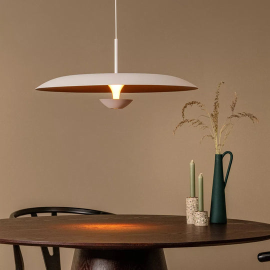 Kenneth takpendel 60cm 16W 2700 Kelvin - Dimbar-Takpendler-Lucide-Hvit-LC41412/60/31-Lightup.no