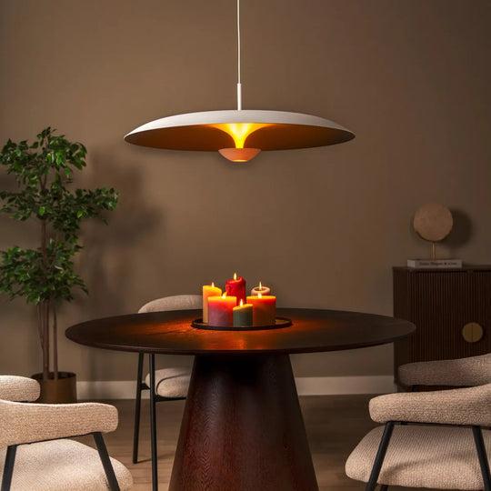 Kenneth takpendel 80cm 22W 2700 Kelvin - Dimbar-Takpendler-Lucide-Hvit-LC41412/80/31-Lightup.no
