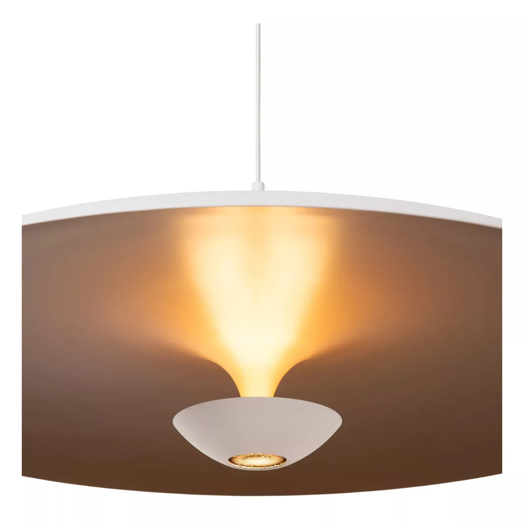 Kenneth takpendel 80cm 22W 2700 Kelvin - Dimbar-Takpendler-Lucide-Hvit-LC41412/80/31-Lightup.no