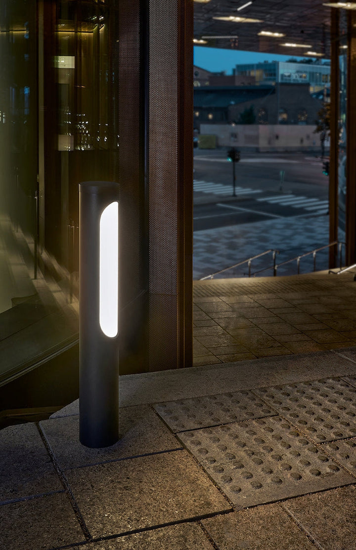 Kisa 5180 Pullert 85 cm 8,8W 3000 Kelvin-Utebelysning pullert-Norlys-Grafitt-3104164-Lightup.no