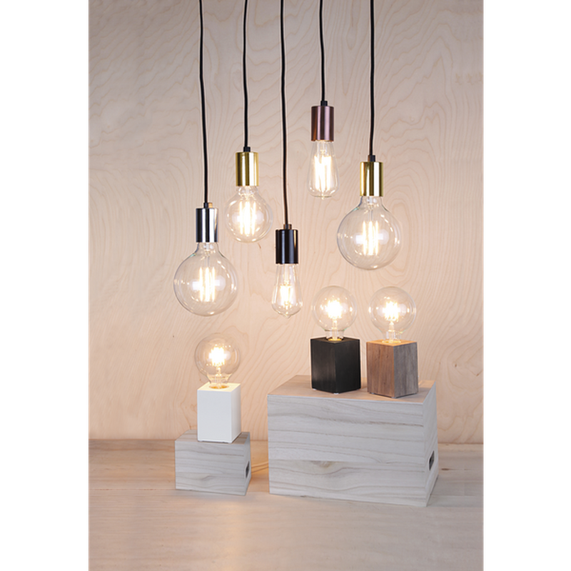 Klar Glob LED Filament 95mm-LED-pære E27 sokkel-Star Trading-352-53-1-Lightup.no