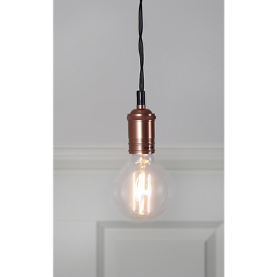 Klar Glob LED Filament 95mm-LED-pære E27 sokkel-Star Trading-352-53-1-Lightup.no