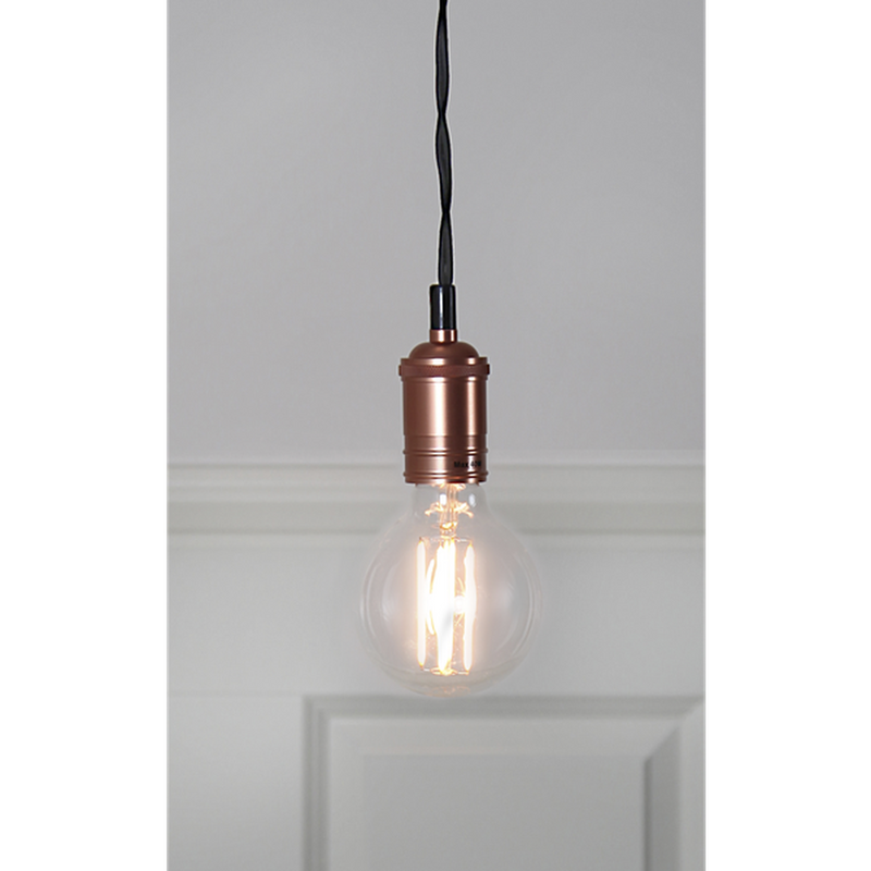 Klar Glob LED Filament 95mm-LED-pære E27 sokkel-Star Trading-352-53-1-Lightup.no
