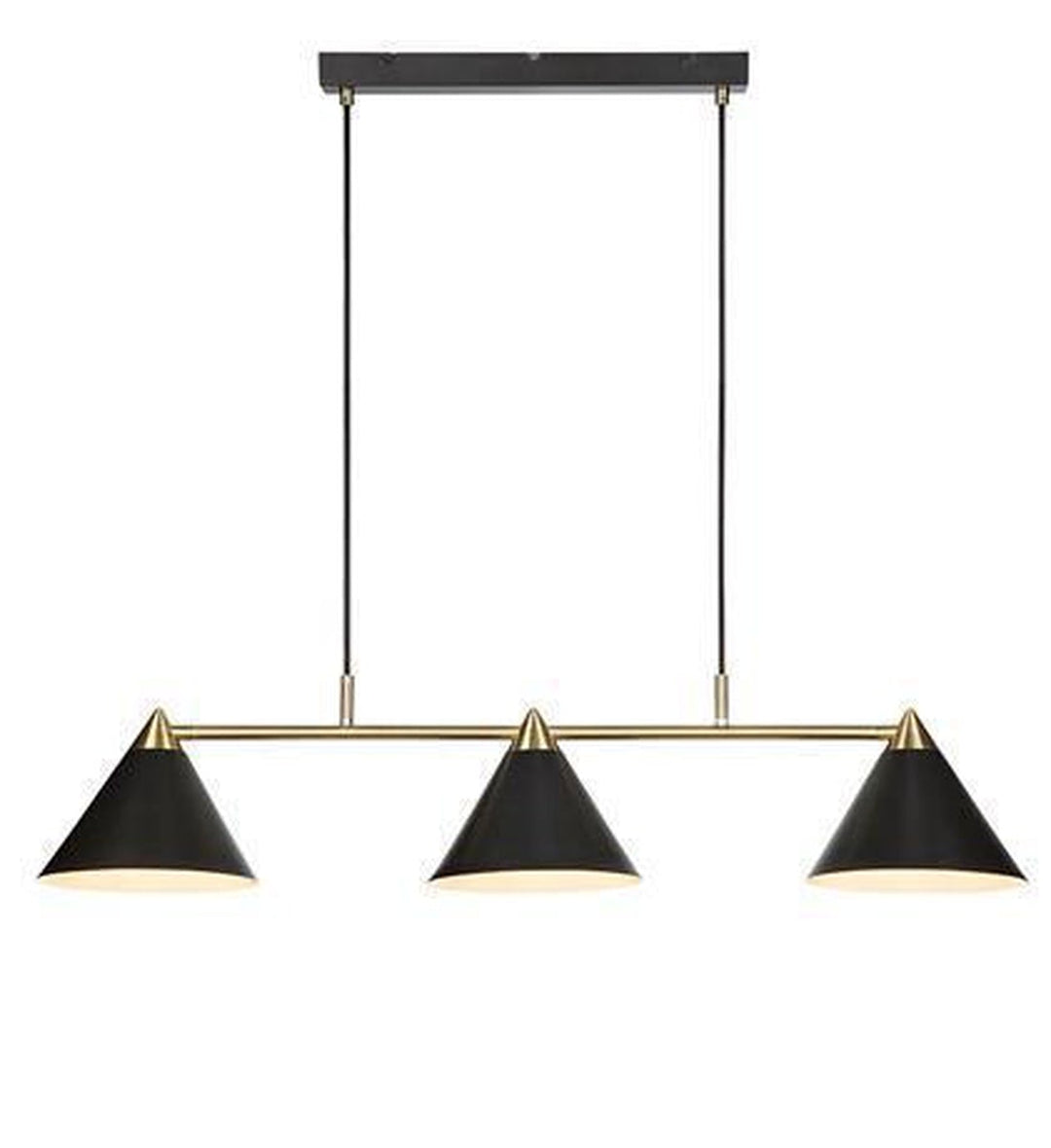 Klint takpendel 3 lys - Svart/Messing - Svart / Messing-Takpendler-Marksløjd-Svart / Messing-Mrk-108074-Lightup.no
