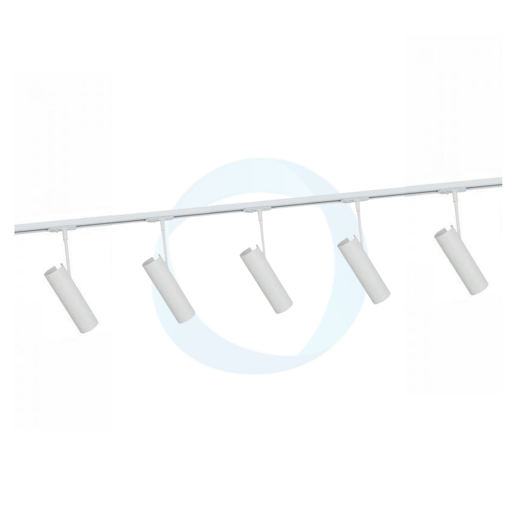 Komplett Mib 1,8 m skinne med 5 MIB spotter-Link spotskinne-Nordlux-Hvit-71669901-5-Lightup.no
