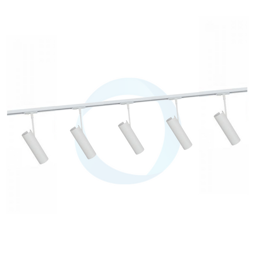 Komplett Mib 1,8 m skinne med 5 MIB spotter-Link spotskinne-Nordlux-Hvit-71669901-5-Lightup.no