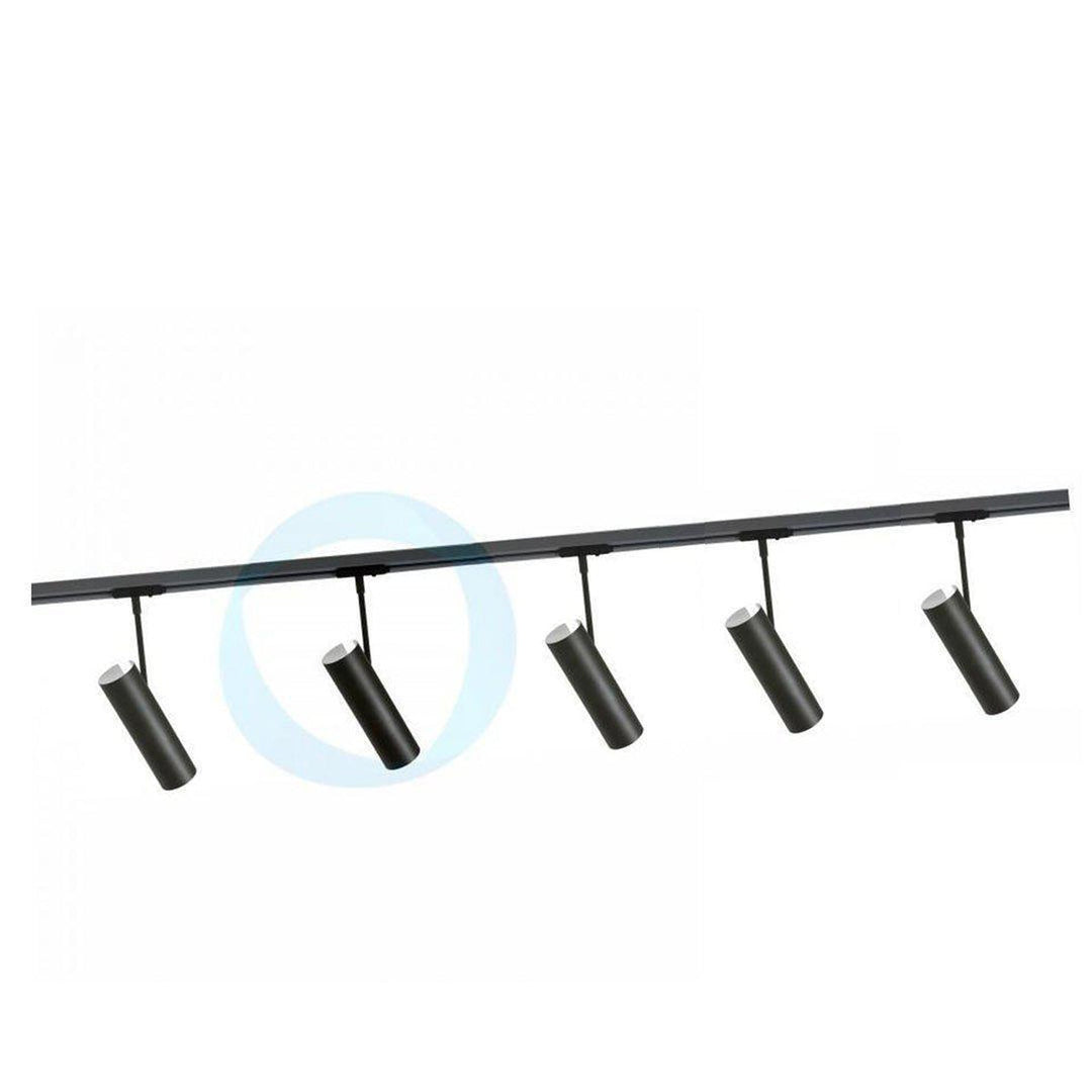 Komplett Mib 1,8 m skinne med 5 MIB spotter-Link spotskinne-Nordlux-Svart-71669903-3-Lightup.no