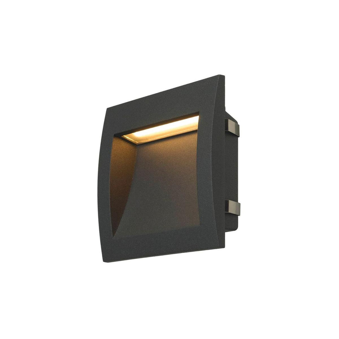 Downunder utendørs innfelt vegglampe-Utebelysning vegg veggskjold-Slv-Antrasitt-slv-233615-Lightup.no