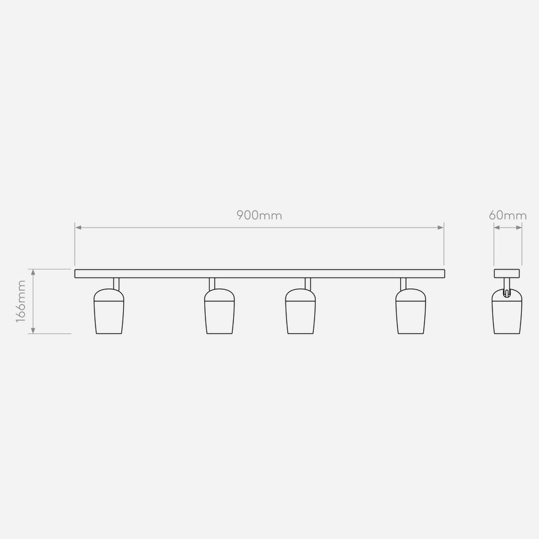 Koto four bar spot 120 cm-Taklamper-Astro Lighting-Svart-Asg__1478007-Lightup.no