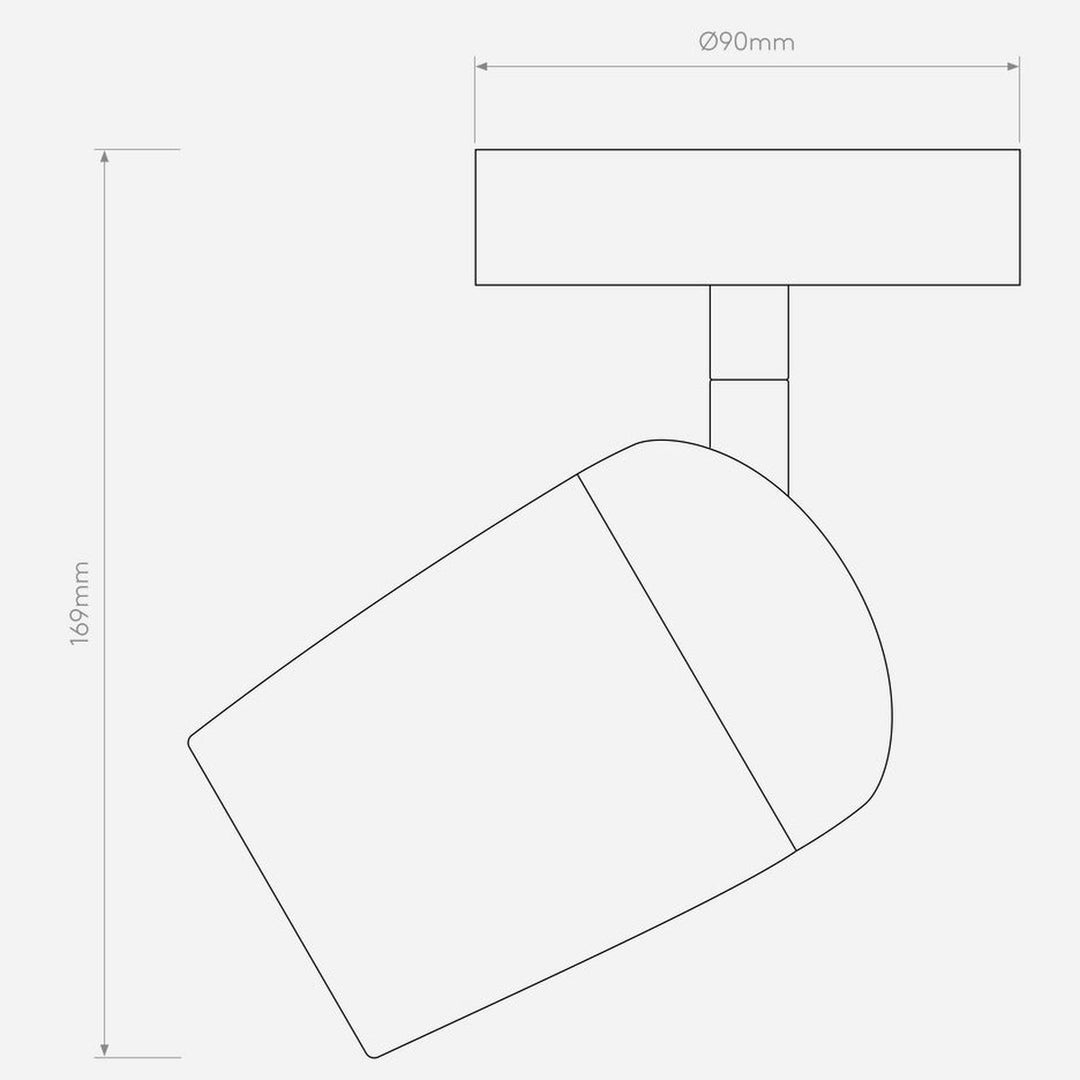 Koto surface single takspot-Taklamper-Astro Lighting-Svart-Asg__1478001-Lightup.no