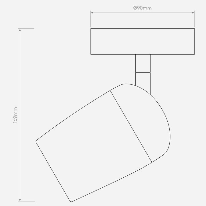 Koto surface single takspot-Taklamper-Astro Lighting-Svart-Asg__1478001-Lightup.no