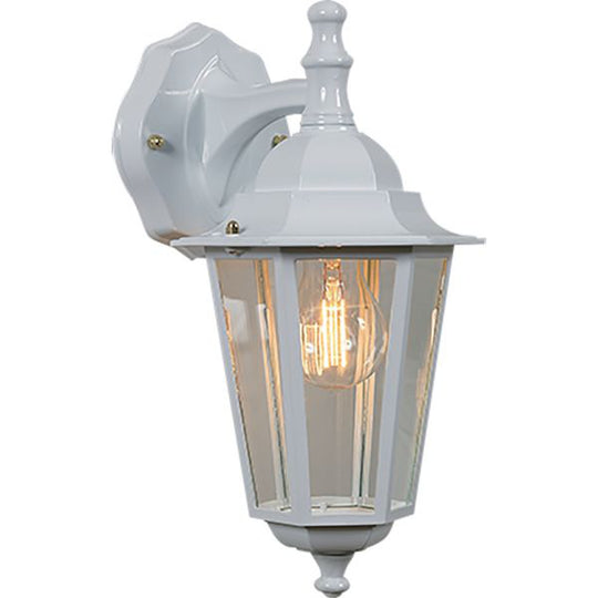 Kristiansand vegglampe ned utendørs IP44 E27-Utebelysning vegg klassisk-Ms - belysning-Svart-3103190012-Lightup.no