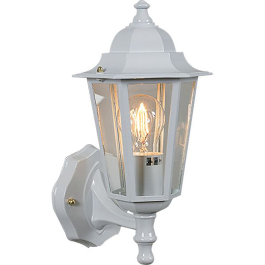 Kristiansand vegglampe opp utendørs IP44 E27-Utebelysning vegg klassisk-Ms - belysning-Svart-3103190002-Lightup.no