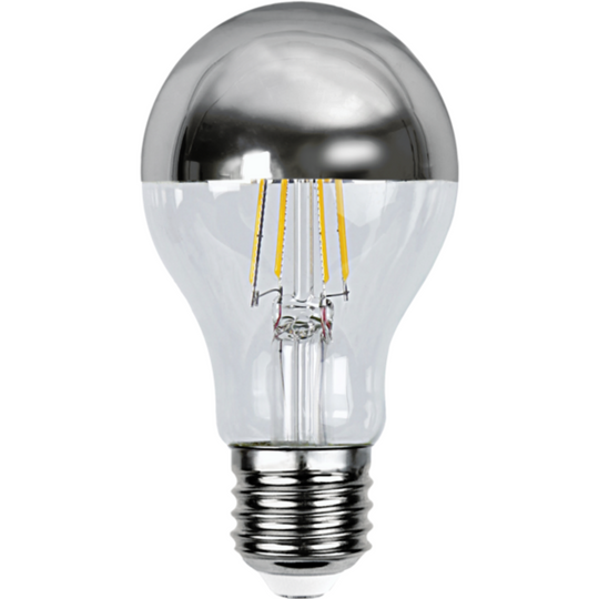 Krom topp filament E27 LED 4W 2700K 60mm - Klar-LED-pære E27 sokkel-Ms - belysning-Klar / Krom-352-94-1-Lightup.no